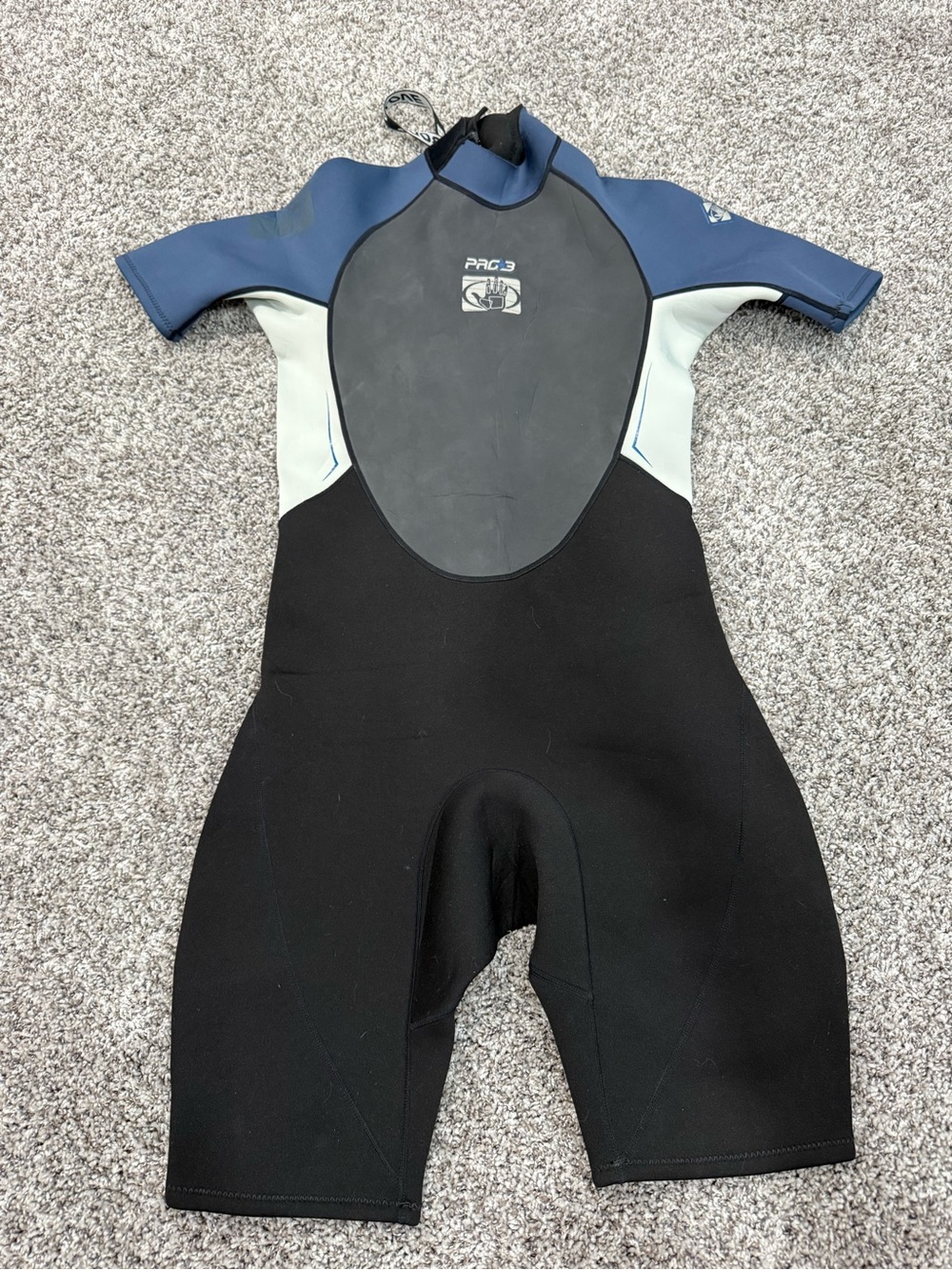 Body Glove Kids Shorty Rashguard - Blue, Black, White